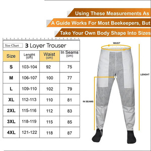 Custom White Beekeeping Mesh Pants Protective Bee Suit <b>Trousers</b> with Zipper Leg Openings Breathable Cotton Workwear - Product Image 5