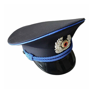 หมวกพิธีการ OEM ขายส่ง ปักดิ้นทองด้วยมือ หมวกปีกแหลม สำหรับกิจกรรมกลางแจ้ง ทุกฤดูกาล ใช้ในงานพาเหรด พิธีต่างๆ และงานรับปริญญา - Product Image 5