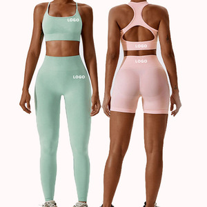 Ropa de gimnasio Pilates personalizada de alta calidad, conjunto deportivo de 2 piezas, ropa de yoga suave como la mantequilla, conjuntos de ropa de yoga de manga larga para mujer - Product Image 2