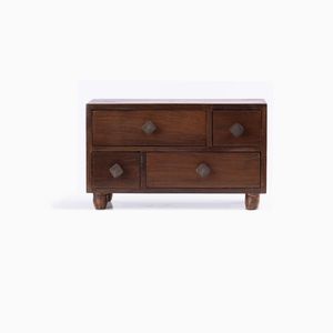 Commode à 4 tiroirs Kano de couleur antique Solution de rangement durable de qualité pour chambres à coucher - Product Image 1