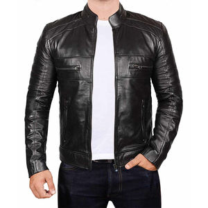 2026 Trending <b>Genuine</b> <b>Leather</b> <b>Jacket</b> for Men High Quality <b>Leather</b> <b>Jacket</b> Manufacturer Moto Style Waterproof Breathable - Product Image 3