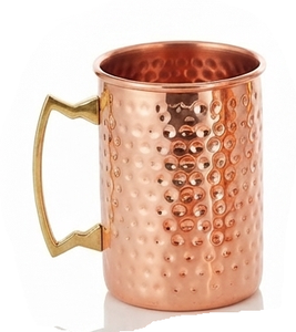 Pichet à eau en cuivre gaufré, carafe métallique avec tasse assortie, grande capacité, pour la maison, les dîners, les fêtes, les cafés et les jus - Product Image 4