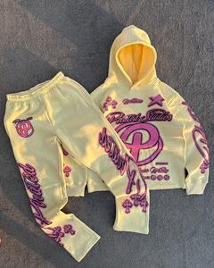 Conjunto Deportivo de Alta Moda para Hombre, Sudadera con Paneles y Pantalones Jogger, Fabricante de Ropa Urbana - Product Image 2