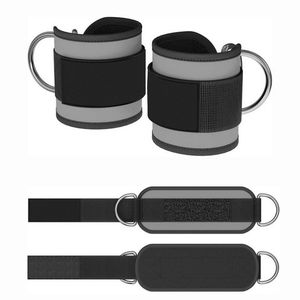 Correa de Tobillo Ajustable, Transpirable, Plegable, Antideslizante, de Neopreno, con Cierre de Doble Anillo para Levantamiento de Pesas y Fisicoculturismo, Unisex - Product Image 3