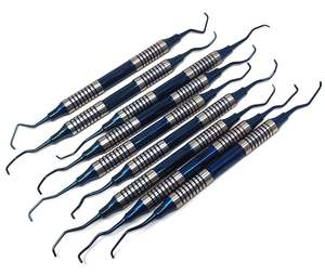 Kit de Curettes Parodontales Dentaires 9 Pièces Instruments Dentaires Manche Creux Acier Inoxydable CE ISO Manuel By Grip Surgical - Product Image 6