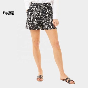 TWILLSPORTS 2026 New Style Women's Summer Sport Biker Shorts Casual Skorts Elastic Waist Breathable Spandex/Cotton <b>Drawstring</b> - Product Image 4