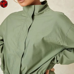 Ensembles coupe-vent vintage hip-hop streetwear pour femmes, survêtements décontractés 2 pièces, couleur personnalisée, imperméables, 100 % polyester - Product Image 5