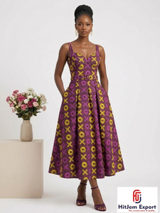 Tissu Ankara 100% Coton Imprimé Wax Africain Personnalisé pour Fabricants de Vêtements au Nigeria, au Ghana et au Sénégal – Textile Africain en Gros - Product Image 2