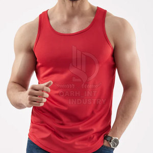 Vente directe d'usine, débardeur décontracté pour homme, respirant, 100% coton, de haute qualité, pour la salle de sport, l'exercice physique, la remise en forme, en vente en ligne - Product Image 4