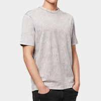 T-shirts pour hommes coupe ajustée, effet délavé, 100% coton, écologiques, séchage rapide, manches courtes, haute qualité, style décontracté, col rond, streetwear