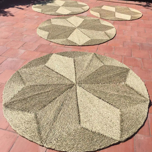 Handmade Seagrass Door Mat Natural Woven Carpet Entrance Floor Mat Vietnam Factory Manufacturer Export - Product Image 1