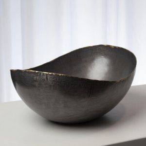 Juego de 2 Tazones para Servir de Metal Martillado de Alta Calidad, Diseño Elegante, Tazones Decorativos para Servir Comida y Bocadillos en Oferta - Product Image 3