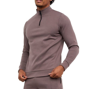 Custom Performance Men <b>Jumpers</b> <b>Work</b> Leisure Top Long Sleeve 1/4 Zip Pullover Quarter Half Zip Sweatshirts For Men - Product Image 1