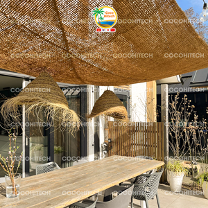 High Quality Durable Coir <b>Shade</b> Sail-Manual Operation for Outdoor Patio & Beach Use Luxury Style by Coco Hitech - Product Image 4