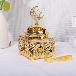 S H INC. Classic <b>Decorative</b> Metal Incense Burner Heat Resistant Structure Indian Incense Religious Use for Indoor Aromatherapy - Product Image 4