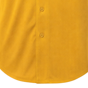 Maillot de baseball personnalisé pour hommes en maille respirante avec boutons, uniforme d'équipe en polyester, vente en gros OEM - Product Image 4