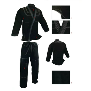 Kimono de Jiu Jitsu Personalizado de Alta Calidad, Unisex, de Algodón, para Entrenamiento de Artes Marciales, con Logotipo Frontal, Servicio OEM - Product Image 1