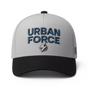 Casquette Snapback Unisexe Grise à 6 Panneaux en Coton avec Fermeture Arrière Ajustable, Chapeau de Baseball Décontracté Couleur Unie Taille Adulte - Product Image 4