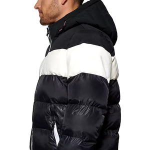 Chaqueta Acolchada Gruesa de Invierno con Cubre Rostro Completo, Resistente al Agua, Personalizable con Logotipo, Estampado de Leopardo/Paisley, 100% Nailon, Unisex - Product Image 3
