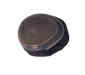 Peluca de Cabello Humano Remy para Hombre, Modelo Australia, con Sistema Capilar de Prótesis - Product Image 3