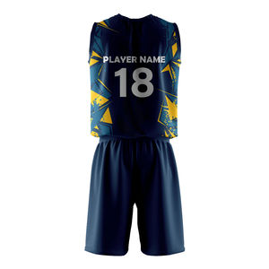 Ensemble d'uniformes de volley-ball professionnels de haute qualité, confortables et respirants, avec des techniques d'impression pour l'entraînement - Product Image 2