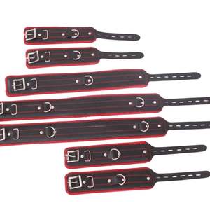 <b>Bondage</b> Belt <b>Strap</b> Set with Adjustable Length and Metal D Rings - Product Image 5