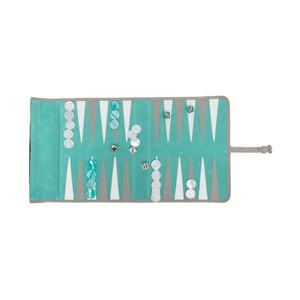 Wholesale Cheap Board Games Travel <b>Set</b> PU Leather <b>Backgammon</b> <b>Set</b> Roll-up Bag International Chess <b>Set</b> Board Game with Dice Pocket - Product Image 3