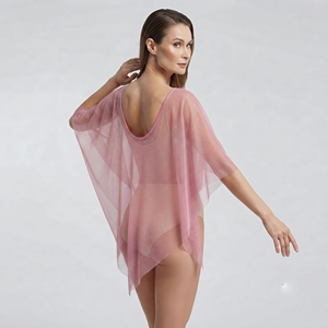 Robe cache-cœur en maille transparente pour femme, sans manches, très extensible, séchage rapide, sexy, pour la plage ou les soirées en boîte de nuit - Product Image 6