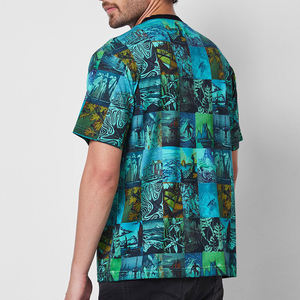 Men's O-Neck Short Sleeve Cotton T-<b>Shirt</b> <b>Patchwork</b> Print Slim Fit Casual Jersey Top Men Printed T-<b>Shirts</b> Men Customized Tees - Product Image 3
