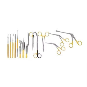 Kit de base d'instruments de chirurgie plastique manuels en acier inoxydable pour rhinoplastie et septoplastie, certifié CE ISO, par Grip Surgical - Product Image 5