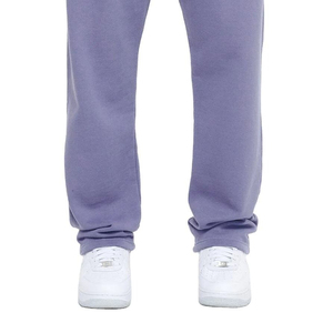 Pantalones Deportivos de Lavanda para Hombre, Cintura Elástica con Cordón, Pantalones Casuales de Algodón, Peso Medio, Transpirables, con Bolsillos Laterales, Tejido de Punto, para Otoño - Product Image 4