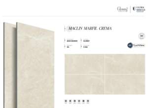 Azulejos de porcelana blanco brillante de primera calidad 800x1600 1200x1800 750x1500mm Azulejos de gran formato para el hogar, la oficina y uso comercial. - Product Image 3