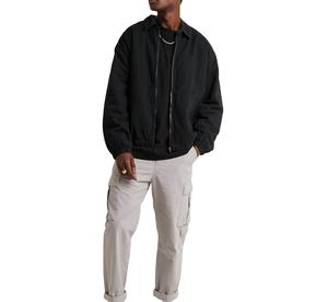 Chaqueta de Trabajo de Invierno Impermeable de Lona Resistente con Bordado de Alta Calidad y Patrón de Letras para Hombre - Product Image 4