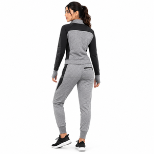 Conjunto Deportivo de Mujer con Cremallera Media, Chándal para Correr, Ropa Deportiva Premium, OEM ODM, Ropa de Marca Privada al por Mayor - Product Image 2