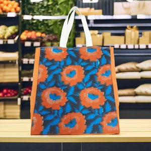 Durable Eco-Conscious PC <b>Canvas</b> Jute <b>Tote</b> <b>Bag</b> Reusable and Eco-Friendly Shopping <b>Bag</b> - Product Image 1