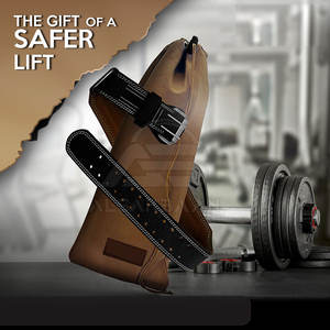 Cinturón de fitness ligero de alta calidad, muy vendido, con diseño de logotipo personalizado para hombres y mujeres. - Product Image 5