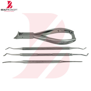 Kit de Herramientas de Podología de 4 Piezas, Herramientas para el Cuidado de los Pies, Lima de Uñas, Cortaúñas, Juego de Instrumentos de Podología de Acero Inoxidable - Product Image 2