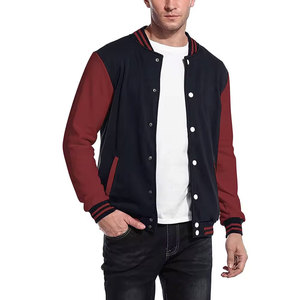 <b>Men</b> Plain Blank Varsity Letterman <b>Jackets</b> 2026 Wholesale Custom Latest Designs <b>Long</b> Sleeve Leather/wool made <b>Jacket</b> for <b>men</b> - Product Image 4