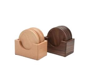 Posavasos de Madera en Blanco de Buena Calidad, Posavasos de Nogal al por Mayor, Posavasos de Madera Cuadrados y Redondos Personalizables de Alta Calidad - Product Image 4