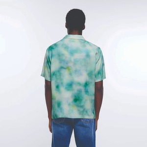 Camisas de Playa 2025 de Manga Corta con Estampado Digital Personalizado, Camisa Hawaiana Informal con Botones para Vacaciones, Camisas Hawaianas para Hombre 100% Algodón - Product Image 3