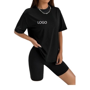 Hot Bán Phụ Nữ Của Cộng Với Kích Thước Giản Dị Quá Khổ T-Shirts Với Biểu Tượng Tùy Chỉnh ODM Dịch Vụ Nhà Máy Trực Tiếp Cung Cấp - Product Image 3