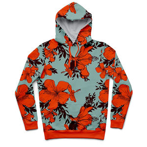 Sweat à capuche zippé intégral pour homme, en molleton technique doublé, bleu, en coton et polyester, avec impression par sublimation, conception OEM - Product Image 4