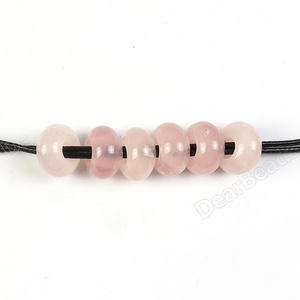 Vente en gros de pierres précieuses AAMNA GEMS, diopside naturel blanc et noir, coupe ovale, pierre de paume, perles à grand trou pour la fabrication de bijoux - Product Image 3