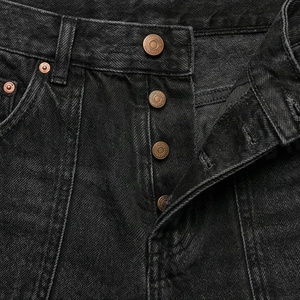 Pantalones Cortos Vaqueros de Mujer con Lazo en la Cintura, Estampado Vintage, Pantalones de Mezclilla Lavada para Niñas, Prendas de Moda Premium - Product Image 4