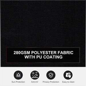 Toldo Retráctil de Doble Cara para Patio, Pantalla de Privacidad para Jardín Interior/Exterior, Protección Solar y Contra el Viento, Separador de Ambientes de 5m Máx. - Product Image 4