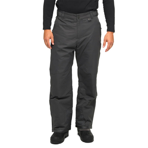 Pantalones de nieve de alta calidad para adultos, color gris oscuro, con cierre de cremallera, para esquiar en la nieve al aire libre en invierno, para clima frío. - Product Image 1