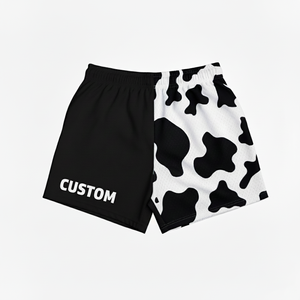 Pantalones Cortos Deportivos de Malla con Logotipo OEM Personalizado, Cintura Media, para Verano, Tallas Grandes, para Gimnasio, Baloncesto, Casuales, Sublimados, de Secado Rápido, Transpirables, 100% Poliéster - Product Image 1