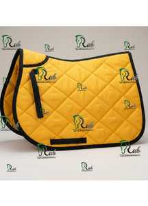 Premium Quilted English Horse Saddle Pad - Breathable Cotton Equestrian Saddle Cloth for Jumping & All-Purpose Riding - Product Image 4