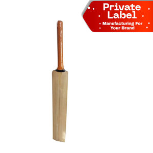 Bate de Críquet de Madera de Kashmir Directo de Fábrica, Bate Ligero para Partidos de Bola Dura, OEM, Impresión de Logotipo Personalizado, Bate de Críquet de Madera de Kashmir para Club - Product Image 1