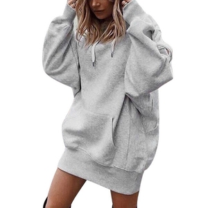 Sweat-shirts à capuche sur mesure de qualité supérieure pour femmes, à la mode, vente en gros, avec épaules tombantes, grandes tailles pour femmes - Product Image 6